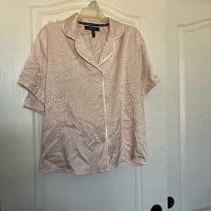 Women's Pink Satin Top
